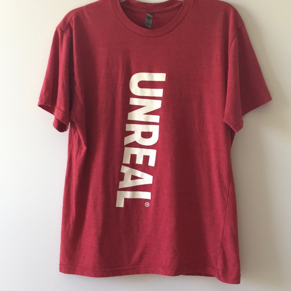 Next Level: unreal! Red T-shirt size M - Picture 1 of 3